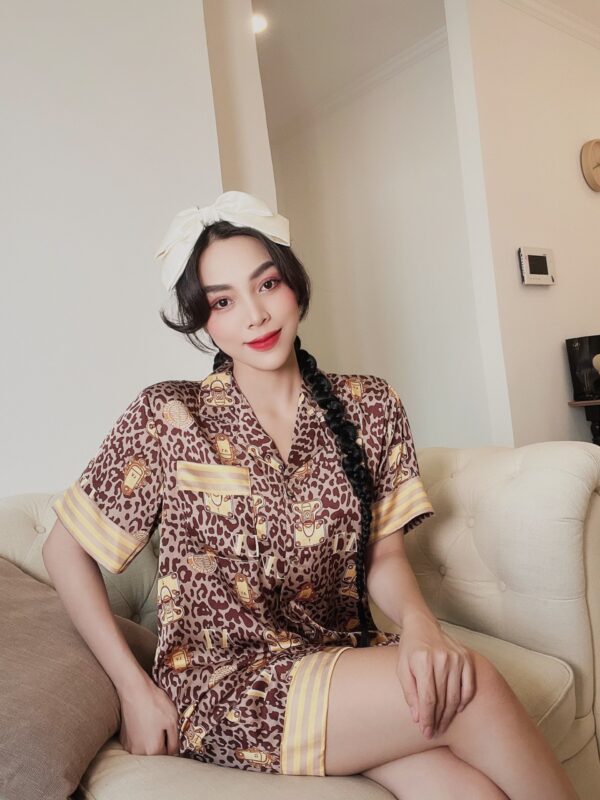 Pijama tay ngắn-quần ngắn - Hình ảnh 4