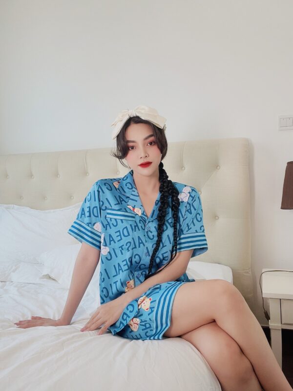 Pijama tay ngắn-quần ngắn - Hình ảnh 3