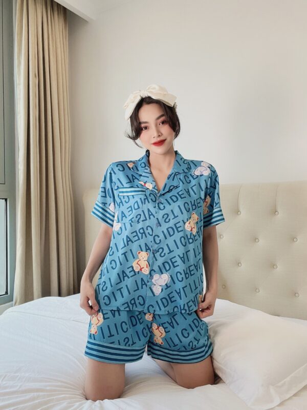 Pijama tay ngắn-quần ngắn - Hình ảnh 2